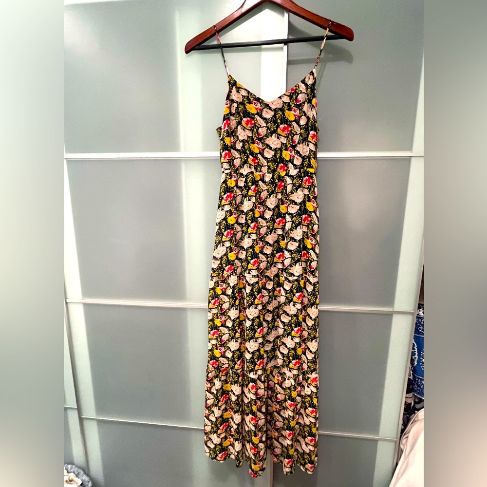 Spaghetti Strap Floral maxi dress